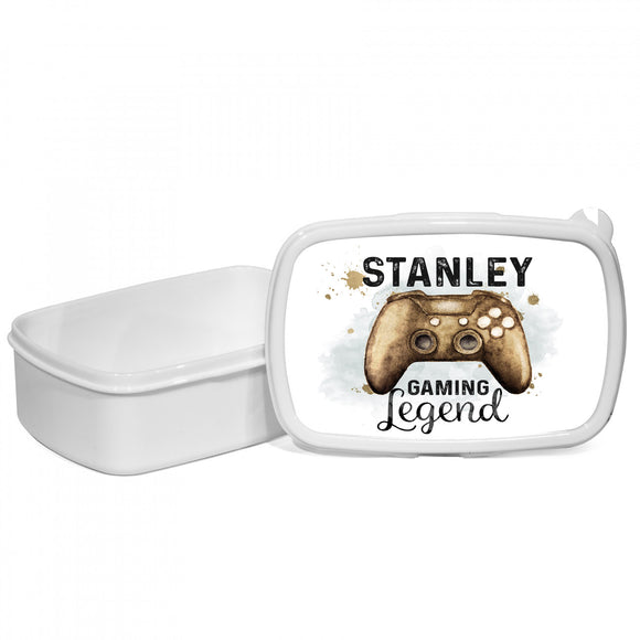 Personalised Gamer Lunch Box