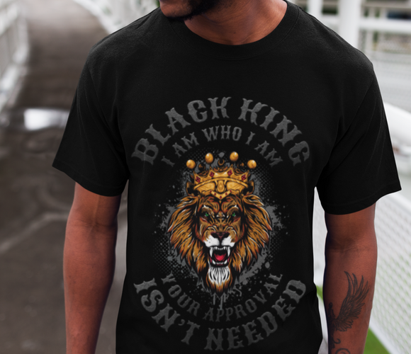 Lion Black King T-Shirt