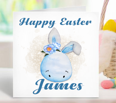 Easter Bunny Egg Card