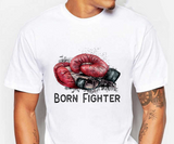 Boxing Glove Born Fighter T-Shirt