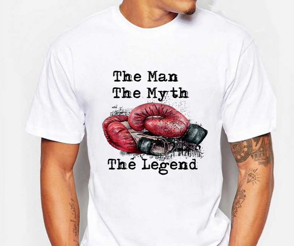 Boxing Glove Man, Myth, Legend T-Shirt