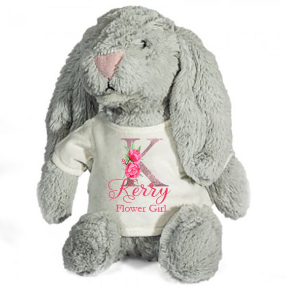 Personalised Flower Girl Rabbit