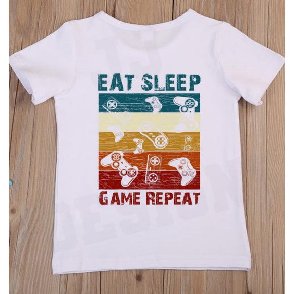 Eat Sleep Repeat Gamer T-Shirt