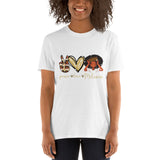 Peace Love and Melanin Cotton T-shirt