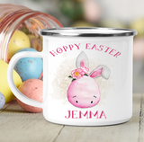 Bunny Egg Easter Enamel Mug
