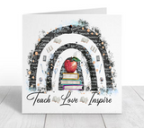 Teacher Rainbow Tote Bag